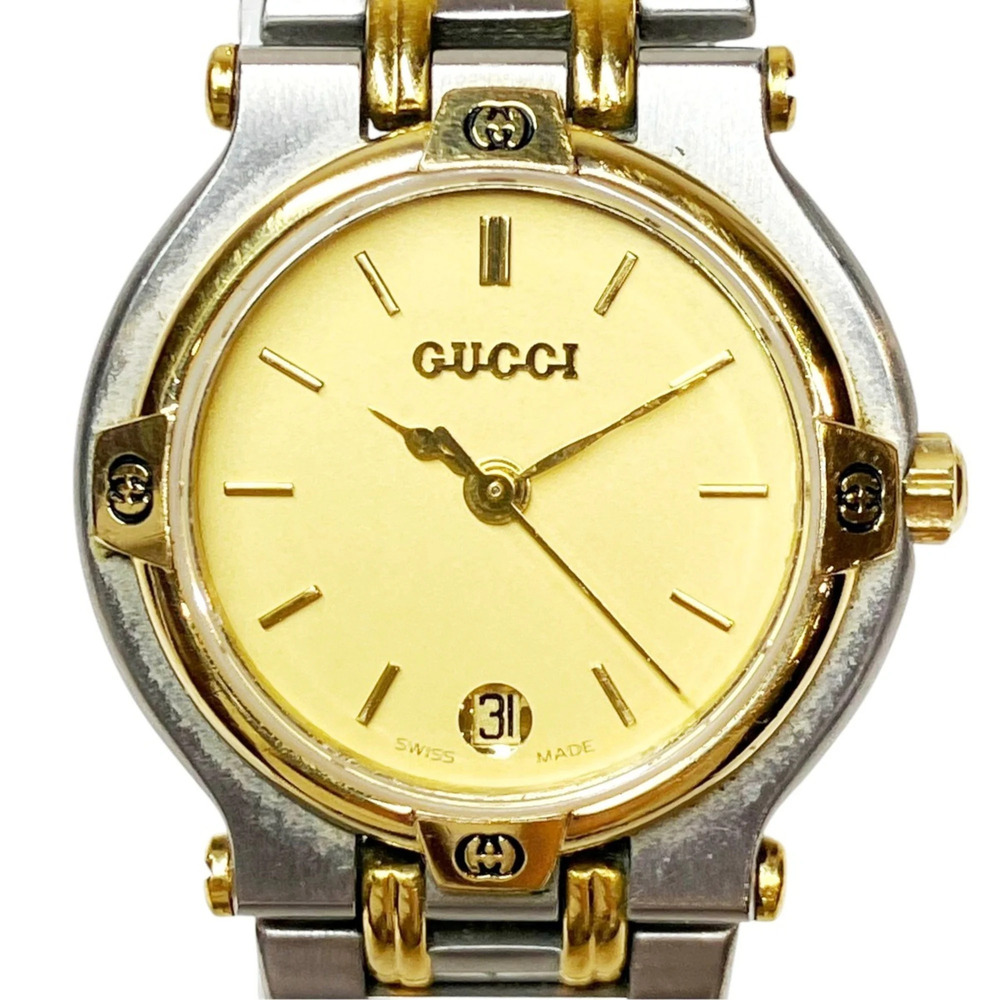 Gucci GUCCI watch, total weight 49.2g, stainless steel, quartz movement, gold...